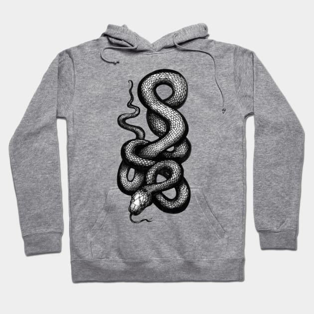 Snake Hoodie by Warbler Creative